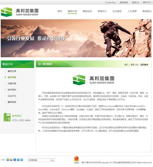 深圳萬利加集團(tuán)萬戶網(wǎng)絡(luò)網(wǎng)站建設(shè)合作項(xiàng)目